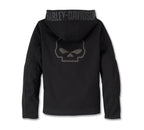 Women's Deflector 2.0 Hooded Riding Fleece - Black Beauty Harley-Davidson