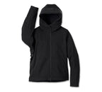 Women's Deflector 2.0 Hooded Riding Fleece - Black Beauty Harley-Davidson