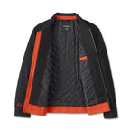 Harley-Davidson Men's Bar Font Jacket Black / Orange Endless Racegear
