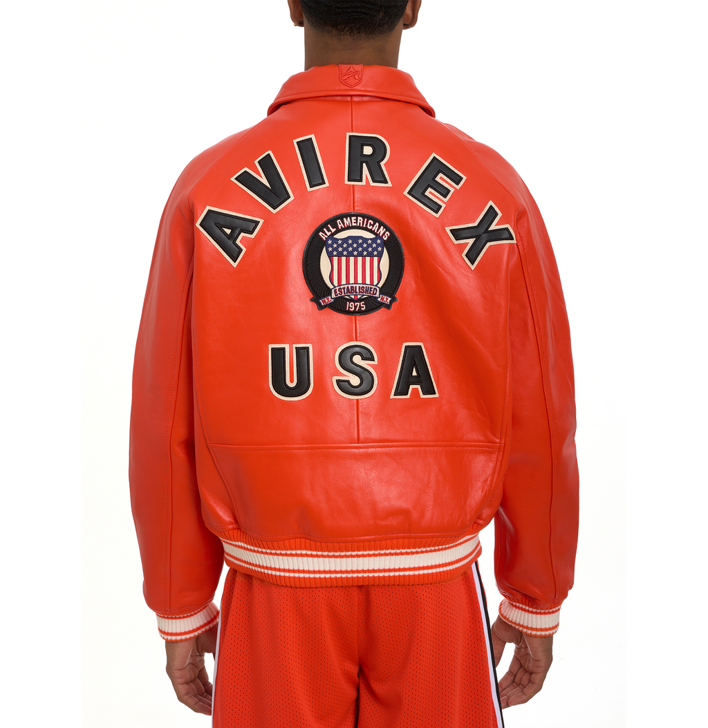 Avirex leather Jacket For Mens rfxleatherofficial