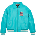 Shop Best High Sale Avirex Fashion Aviator Bomber Turquoise Leather Jackets For Sale rfxleatherofficial
