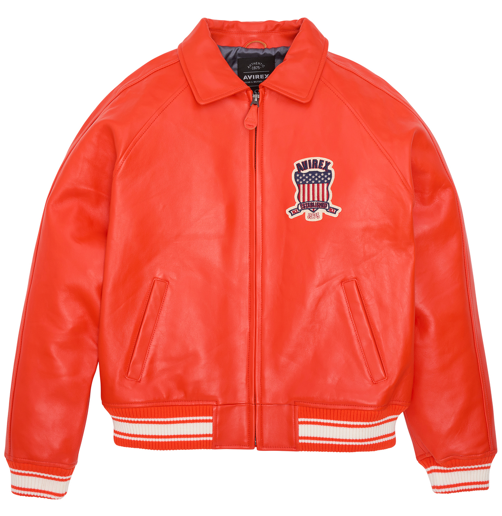 Avirex leather Jacket For Mens rfxleatherofficial