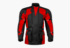 BGA Avalanche Water Resistant Textile Jacket Red Black