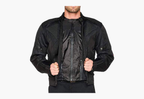 BGA Chicane Black/Green Summer Mesh Motorcycle Jacket Breathable & Armoured