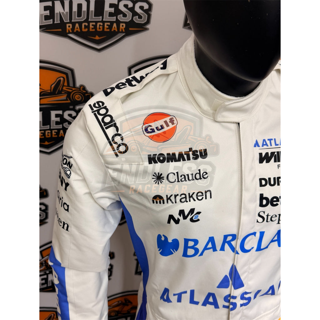 2026 Williams F1 Replica Race Suit - Motorsport Edition Endless Racegear