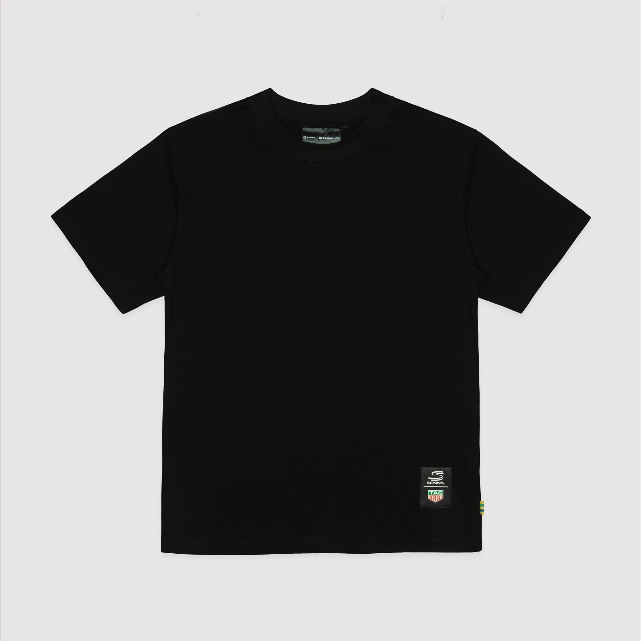 Ayrton Senna F1 x Tag Heuer 88 T-Shirt - White/Black Endless Racegear