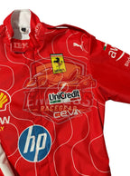 2025 Scuderia Ferrari Charles Leclerc HP F1 Team Monza GP Replica Race Suit Endless Racegear