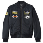 Harley-Davidson Men's At the Crank Bomber Jacket Black Endless Racegear
