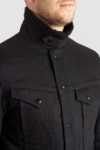 HUSKY JACKET BLACK – Sherpa Trucker Motorcycle Jacket Unisex Pando Moto