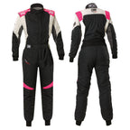 2025 OMP First Evo Elle Race Suit Ladies Womens Girls Fireproof FIA 8856-2018 OMP