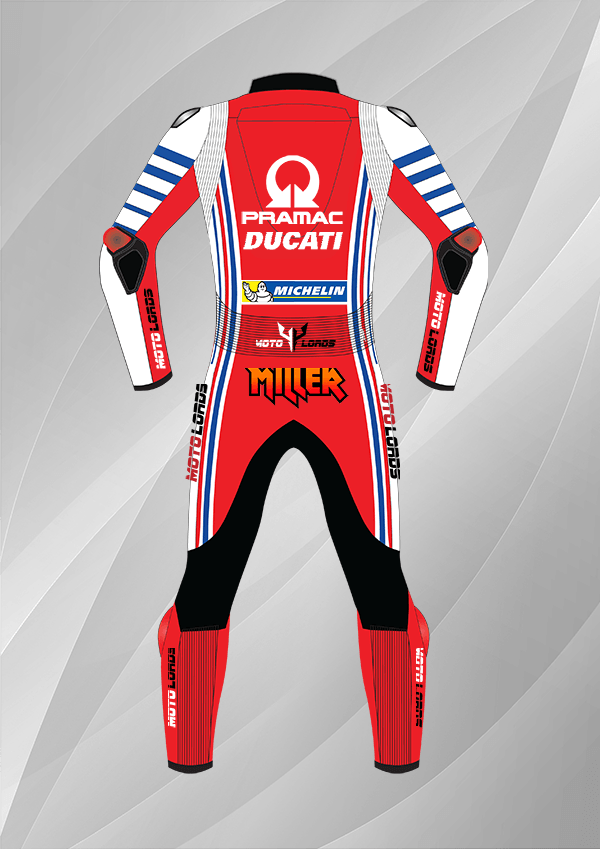 Jack Miller Ducati Paramac MotoGP 2020 Leather Race Suit Endless Racegear