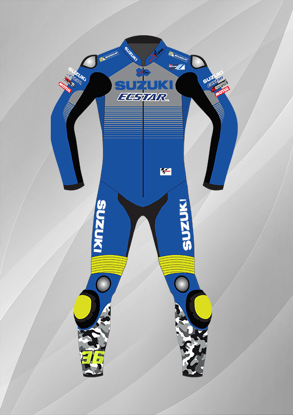 Joan Mir Suzuki Racing Suit - Ecstar MotoGP 2020 Leather Endless Racegear