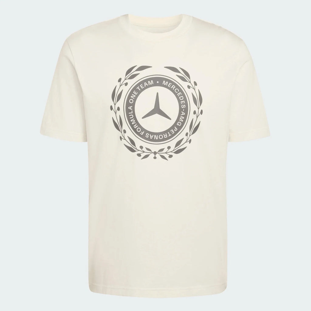 Mercedes - AMG Petronas Formula One Men's Silver Arrows Logo T-Shirt - Off White Mercedes AMG Petronas