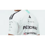 Mercedes - AMG Petronas Formula One 2026 Men's Team Jersey T-Shirt - White/Black Mercedes AMG Petronas