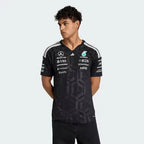 Mercedes - AMG Petronas Formula One 2026 Men's Team Jersey T-Shirt - White/Black Mercedes AMG Petronas