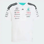 Mercedes - AMG Petronas Formula One 2026 Kids Team Driver Jersey - Youth Black/White T-shirts Mercedes AMG Petronas XS White 