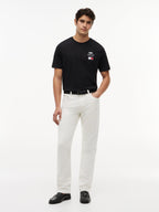 Cadillac F1 Racing Small Logo T-Shirt - Black/White Cadillac F1