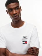 Cadillac F1 Racing Small Logo T-Shirt - Black/White Cadillac F1