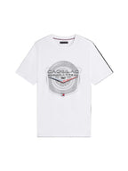 Cadillac F1 Tire Graphic T-Shirt - White Cadillac F1