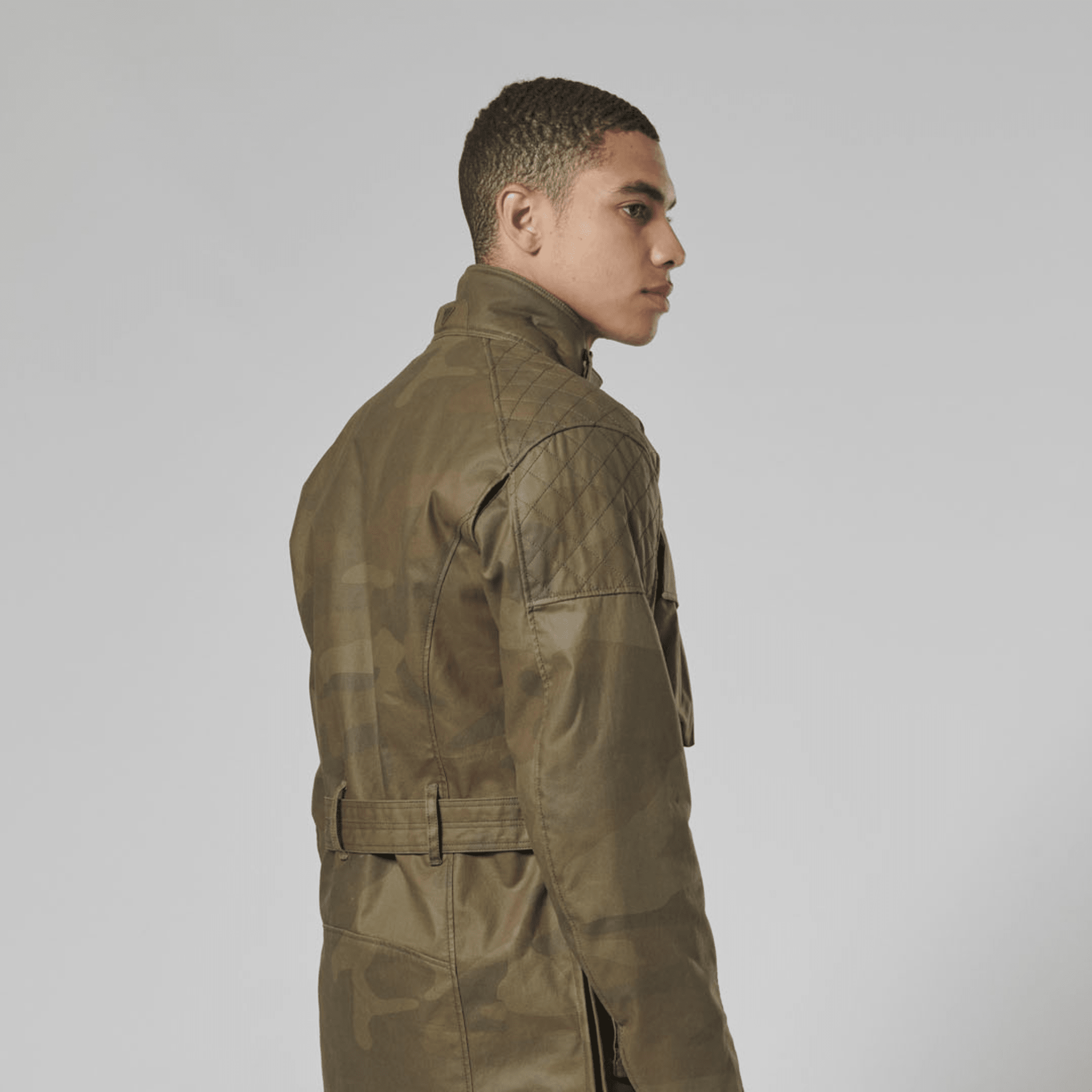 Beck Camo Textile Jacket Triumph