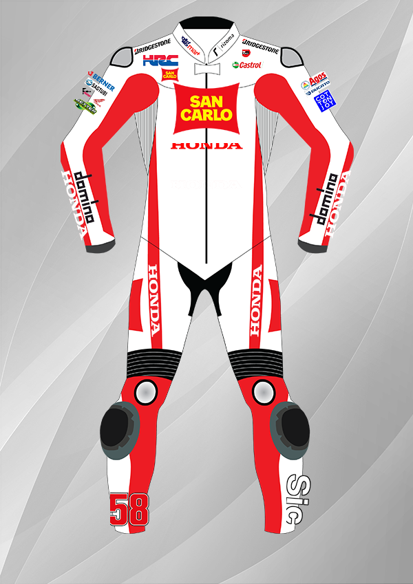 Marco Simoncelli 2011 MotoGP Leather Racing Suit for Sale Endless Racegear