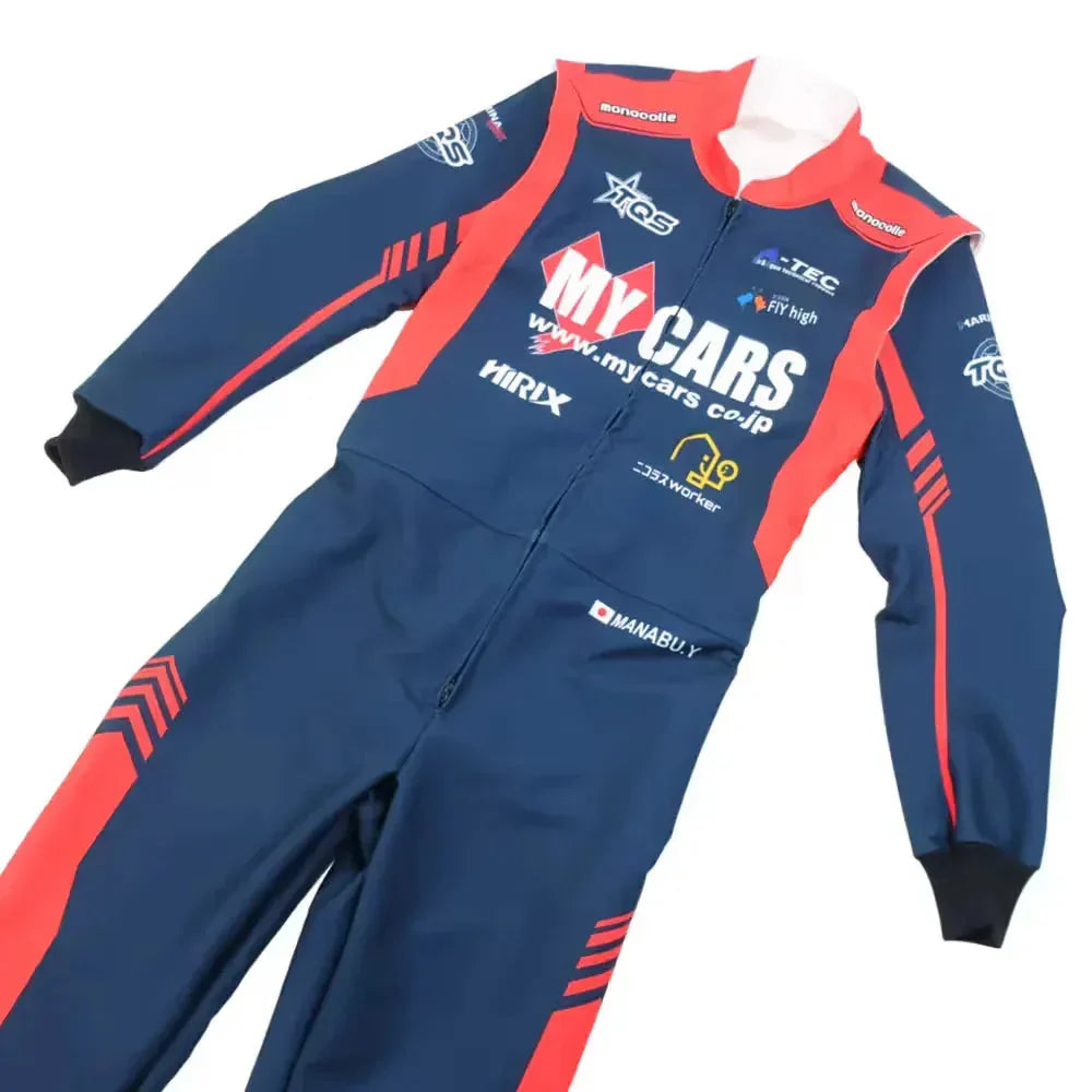 Marina Unik My Cars Blue Racing Kart Suits DASH RACEGEAR