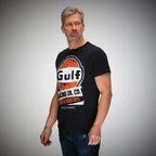GrandPrix Originals Men's Gulf Vintage Racing Oil Round Neck T-Shirt - Navy GrandPrix Originals USA
