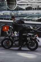TWIN LEATHER JACKET BLACK - Men’s Leather Motorcycle Jacket Pando Moto