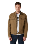 *New* Belstaff Roberts Cotton Canvas Motorcycle Jacket - Olive Endless Racegear