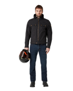 *New* Belstaff Roberts Cotton Canvas Motorcycle Jacket - Black Endless Racegear 1