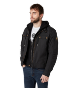 *New* Belstaff Roberts Cotton Canvas Motorcycle Jacket - Black Endless Racegear