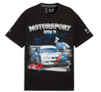 BMW Motorsports M3 E46 Graphic T-Shirt - Puma Black/White/Silver Mist T-shirts BMW Motorsports XS Black 