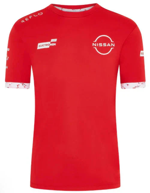 Nissan Formula E S12 x Reflo Men's Replica T-Shirt - Red Nissan Formula E