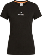 McLaren F1 Women's Core Essentials T-Shirt - Puma Black/White Glow Heather T-shirts McLaren XS Black 