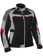 [Color:::Gray-Red] CASTLE Women's PASSION AIR JACKET