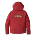 Harley-Davidson Women's 120th Anniversary Deflector Riding Fleece - Merlot Harley-Davidson
