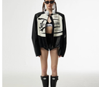 Aime Leon Dore Leather Vintage Racing Jacket Ex Race Gear