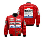 Ayrton Senna F1 Vintage Racing Honda Jacket Crossover Racewears