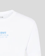 Alpine Racing F1 Franco Colapinto Relaxed Fit T-Shirt- White/Blue Ice Alpine