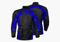 BGA Avalanche Water Resistant Textile Motorcycle Jacket Blue