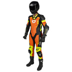 Cortech Sector Pro Air 1 - Piece Leather Suit - InGearMotoCortechMotorcycle JacketHIVIZ/FLO - ORANGE/BLACK