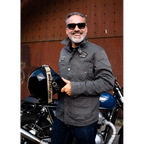 Holy Freedom - King Motorcycle Jacket - Military Grey