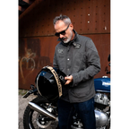 Holy Freedom - King Motorcycle Jacket - Military Grey