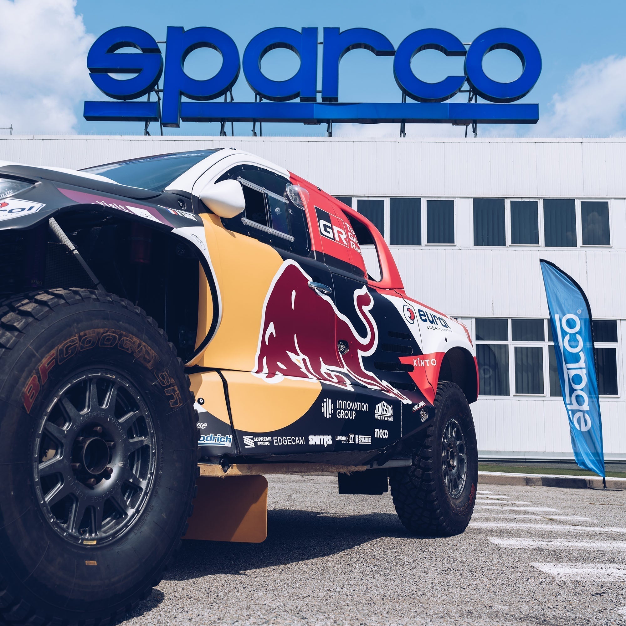 Sparco shoulder patch detail Endless Racegear