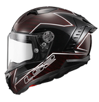 LS2 Thunder Carbon FIM Helmet - InGearMotoLS2Lightning Red/Grey/Blk