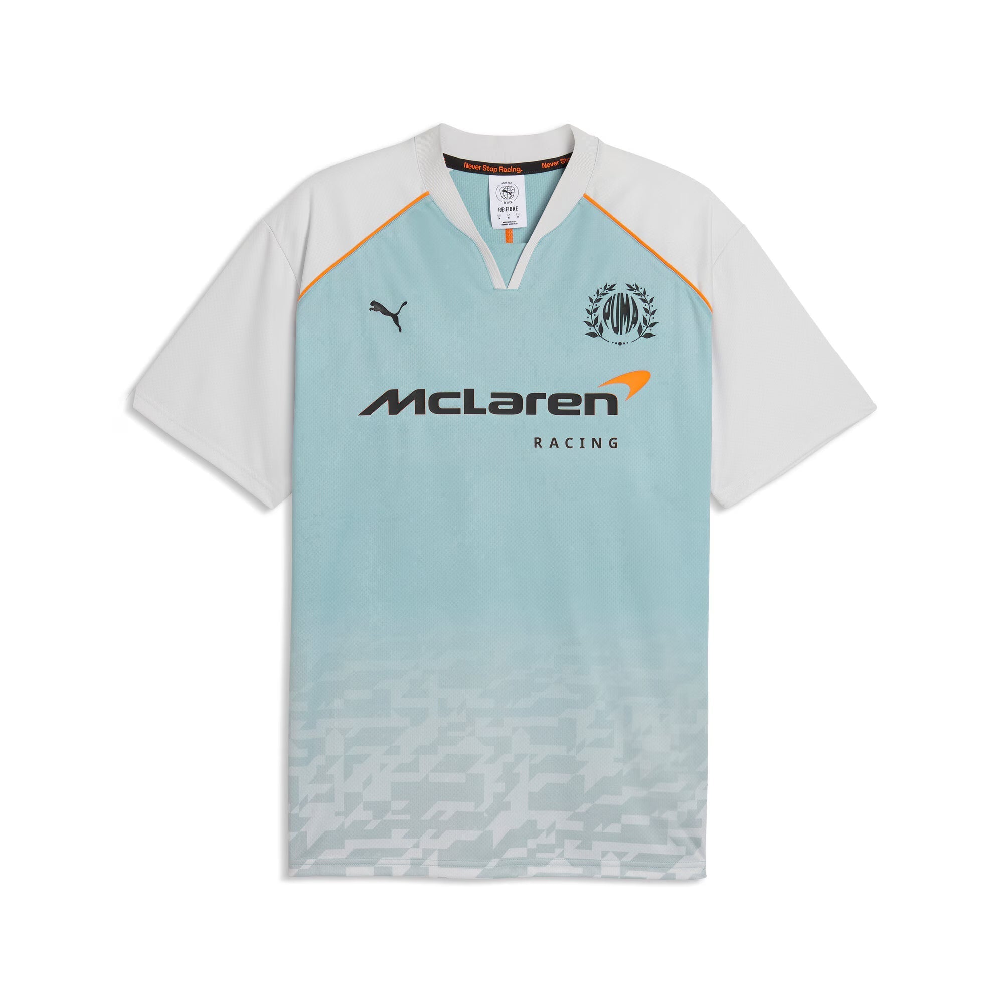 McLaren F1 Puma Jersey T-Shirt - Seafoam/Titan Black T-shirts McLaren XS Blue 