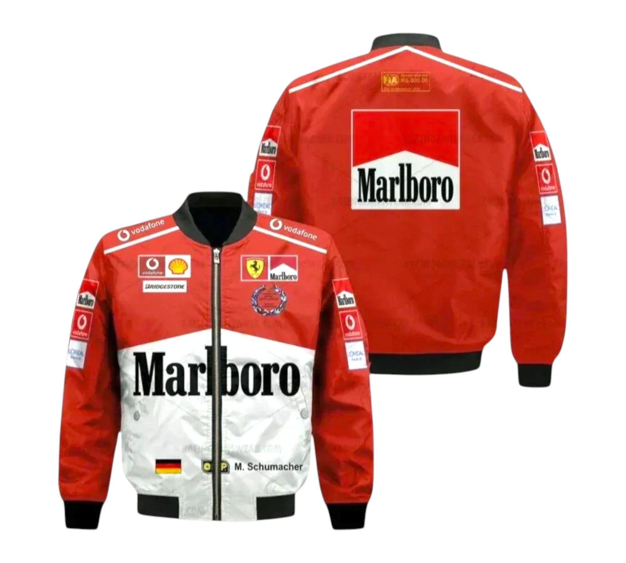 Michael Schumacher 2005 Marlboro F1 Vintage Jacket Crossover Racewears