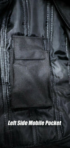 BGA Velocity Water Resistant Cordura Motorcycle Jacket Black CE Armoured