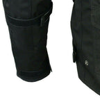 BGA Velocity Water Resistant Cordura Motorcycle Jacket Black CE Armoured