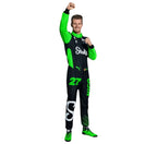 Endless Racegear New 2025 KICK Sauber Nico Hulkenberg replica race suit black neon green number 27